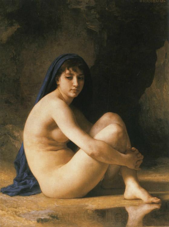 Adolphe William Bouguereau Seated Nude (mk26)